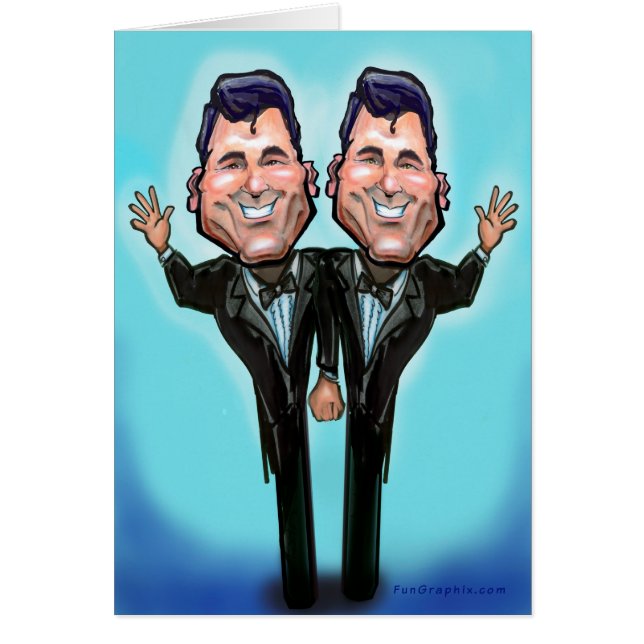 Muñecas de pasteles Boda gay (Frente)