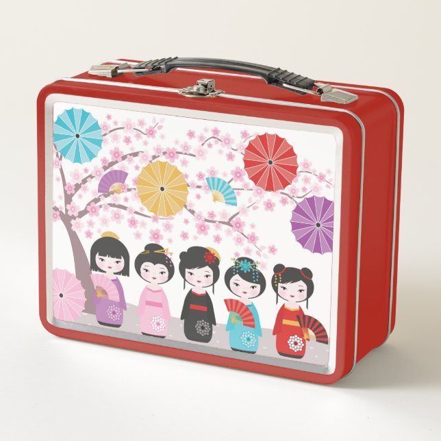 Muñecas kokeshi japonesas (Anverso)