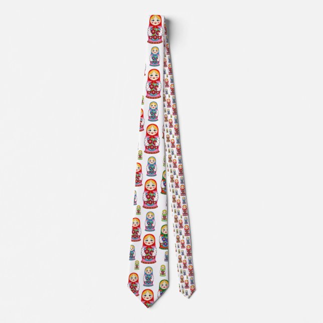 Muñecas rusas hombres hombres corbata de cuello (Anverso)