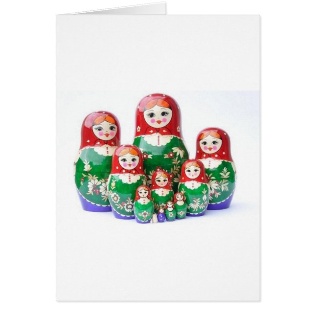 Muñecas rusas Matryoshka - матрёшка (Frente)
