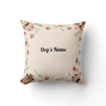Muñecas y almohada personalizada de pozo