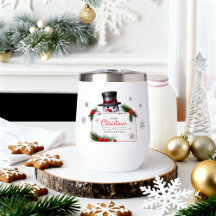 Muñeco de nieve alegre Feliz Navidad y Año Nuevo