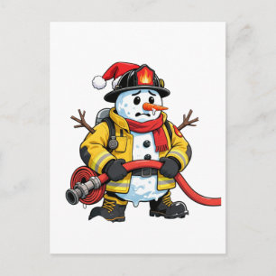 Muñeco de nieve Bombero Navidad 2026 Fiesta Divert