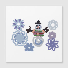 Muñeco de nieve cálido