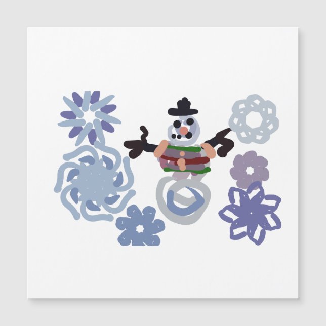 Muñeco de nieve cálido  (Anverso)