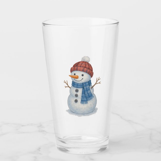 Muñeco de Nieve Caprichoso Feliz Navidad (Anverso)