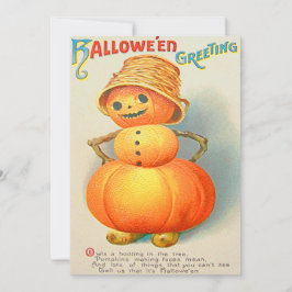 Muñeco de nieve de calabaza Jack O' Lantern