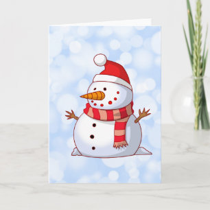 Muñeco de nieve de Navidad adorable