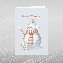 Muñeco de nieve de Navidad conejito Bolas de nieve