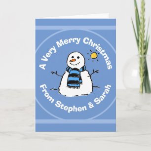 Muñeco de nieve de Navidad personalizado