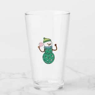 Muñeco de nieve de pickleball divertido Navidad Xm