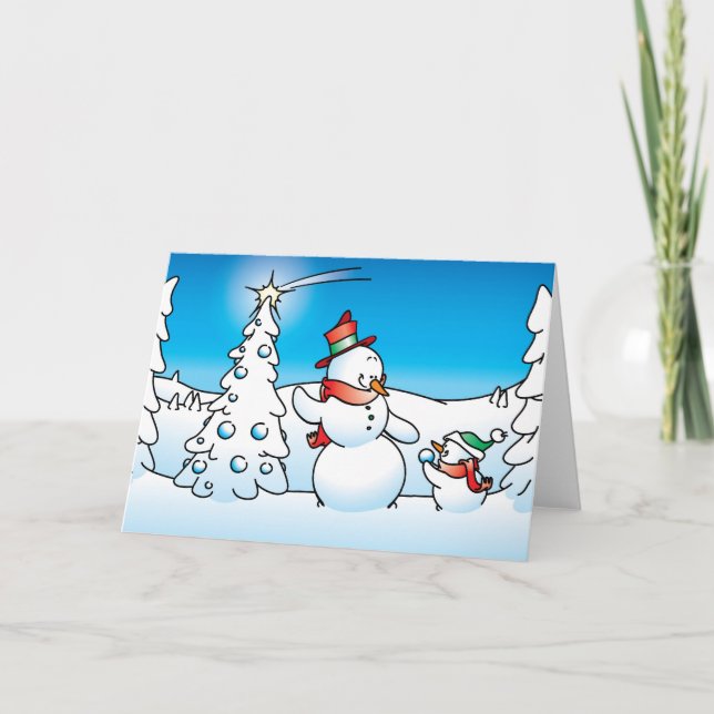 muñeco de nieve del navidad (Anverso)