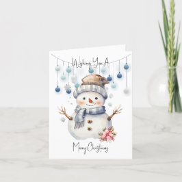 Muñeco de Nieve Feliz Navidad