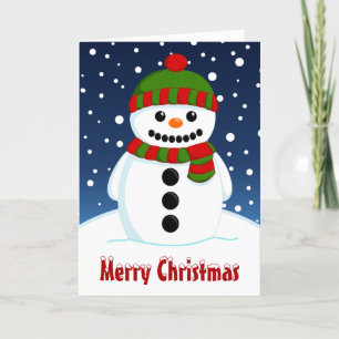 Muñeco de nieve Feliz Navidad