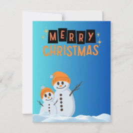 Muñeco de nieve Feliz Navidad 