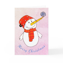 Muñeco de nieve lindo con Navidad de niños copo de