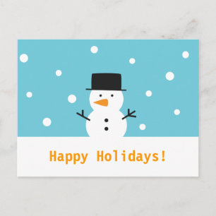 Muñeco de nieve moderno, lindo para el navidad
