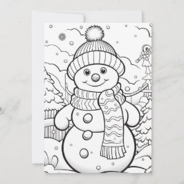 Muñeco de nieve Navidad Niños Invierno Homeschool 
