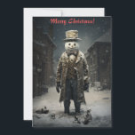 Muñeco de Nieve Oscuro de Navidad<br><div class="desc">Inspirado en las sensibilidades oscuras de Time Burton en torno al diseño de Navidad,  aquí hay una interpretación divertida de un muñeco de nieve oscuro.</div>