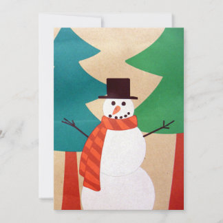 Muñeco de Nieve y Árboles de Navidad