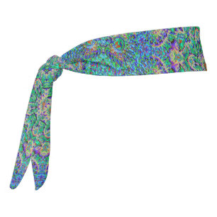 Muñequera/venda/wristband de la "mandala verde"