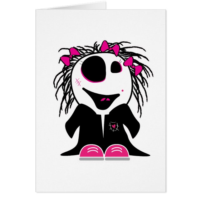 muñequita zombie linda (Frente)