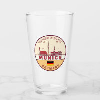 Múnich Alemania City Skyline Emblem