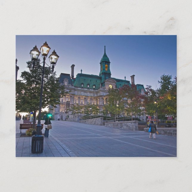 Municipalidad de la postal de Montreal (Canadá) (Anverso)