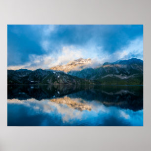 Mural de arte de Poster impreso de Blue Mountain L