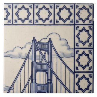 Mural de Azulejo de San Francisco 2 de 6 Arriba a