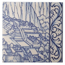 Mural de Azulejo Machu Picchu 4 de 6 Medio Derecho