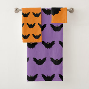 Murciélago negro de Halloween
