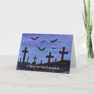 Murciélagos en el cementerio