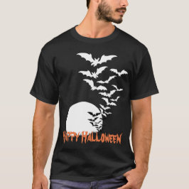 Murciélagos en la camiseta de la luna