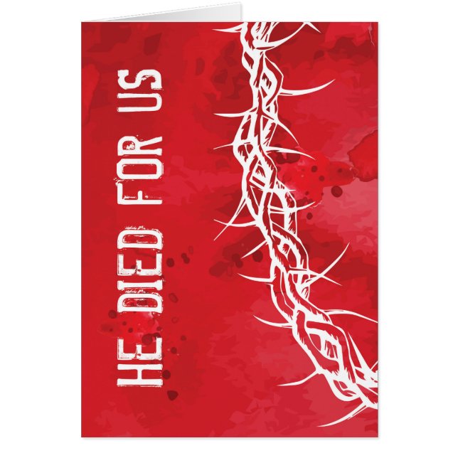 murió por nosotros (Frente)