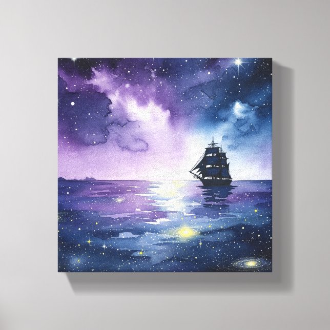 Muro De Arte De Lienzo Para Buques Míticos - Naveg (Anverso)
