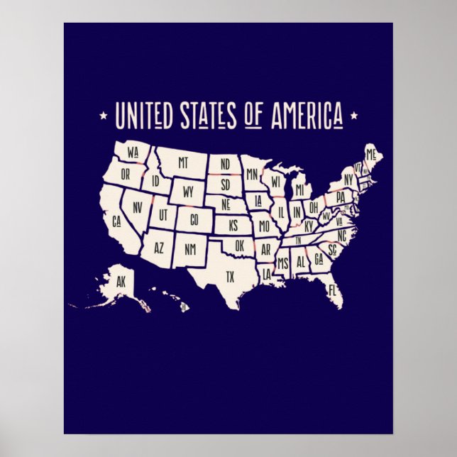 Muro de arte de los Estados Unidos de América (Frente)