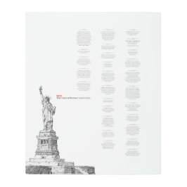 Muro de arte metalizado decreta Constitución de Es