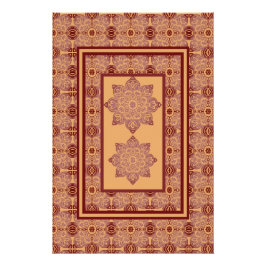 Muro de arte Poster melocotón y malva