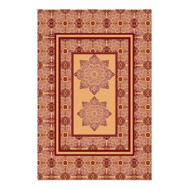 Muro de arte Poster melocotón y malva (Anverso)