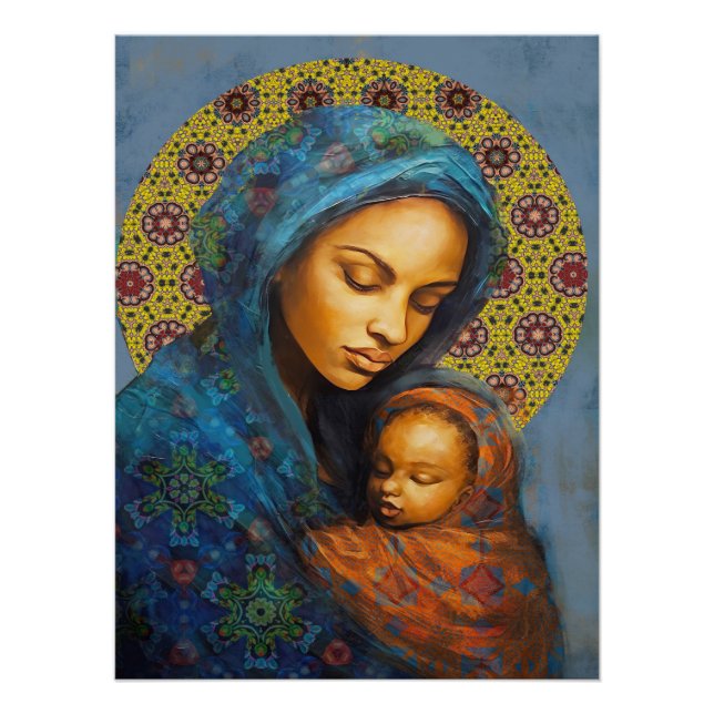 Muro de la maternidad expresivo sobre Poster brill (Anverso)