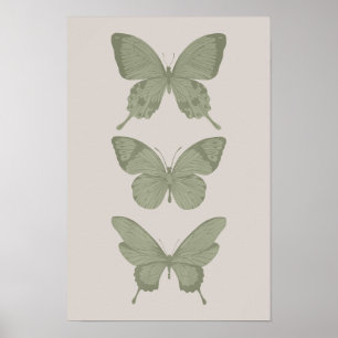 Muro de mariposa verde Arte Masaje Arte Verde Masa
