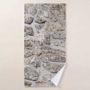 Muro de piedra antiguo en la fortaleza de belgrado