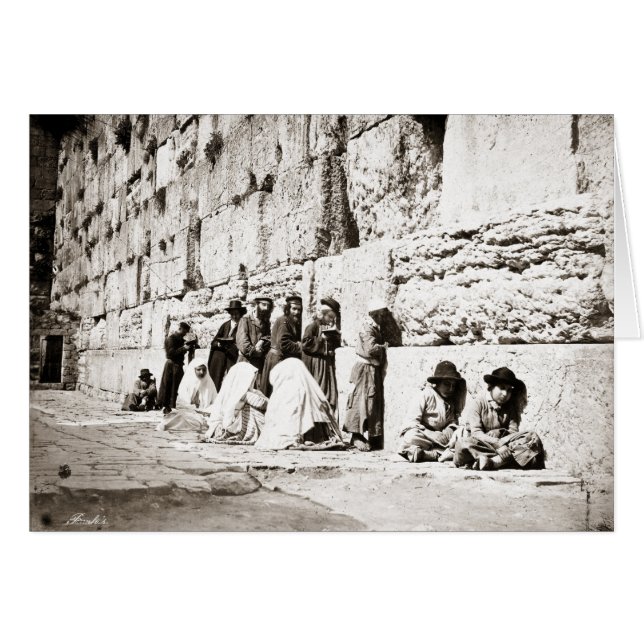 Muro occidental- Foto de Felix Bonfils- Circa de l (Anverso (Horizontal))