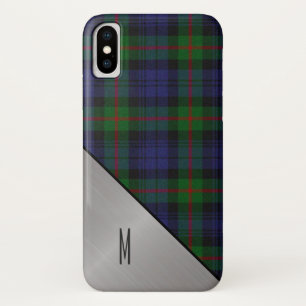 Murray Tartan Plaid iPhone X Funda
