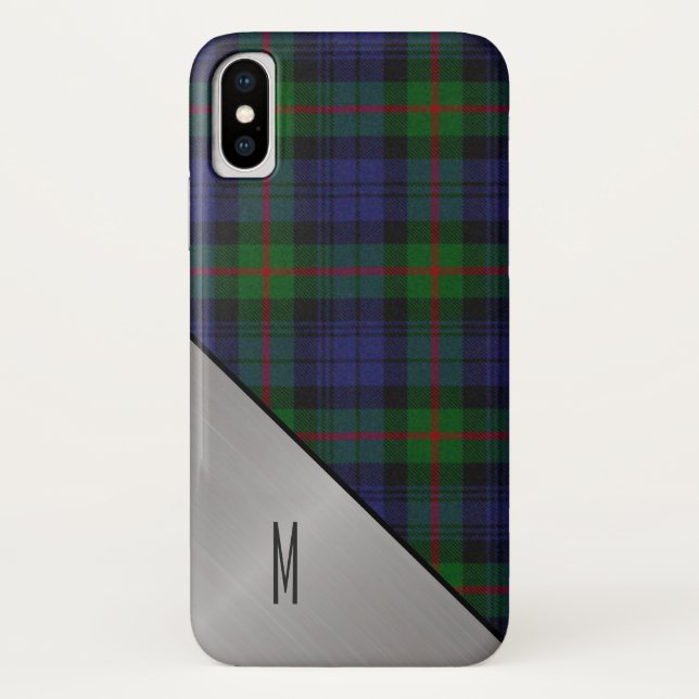 Murray Tartan Plaid iPhone X Funda (Reverso)