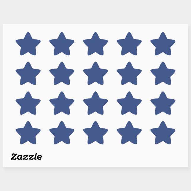 Murugi Stationery Co Azure Star Pegatinas (Hoja)