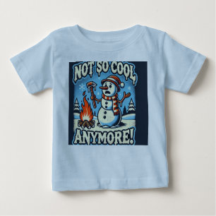 Murugi Usa Navidades de Snowman Baby Fine Jersey