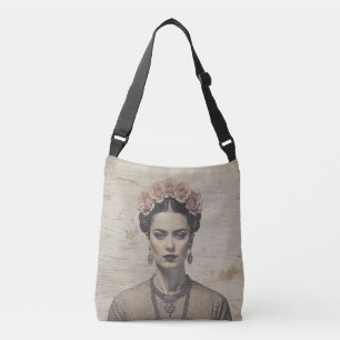Musa Boho Rústica - Bolso Cruzado Frida Kahlo