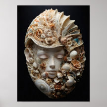 Musa de Océano - Mujer jurídica abstracta arte